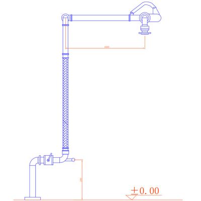Liquid Blance bottom loading arm